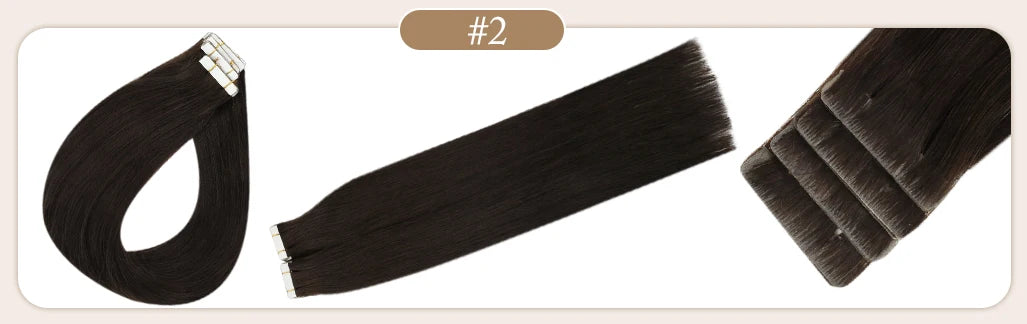 Full Shine Virgin Hand Tied Tape In Adhesives Human Hair Extensions PU Skin Weft Blonde Color Invisible Seamless Injection
