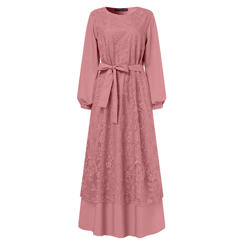 Girls Casual Round Neck A-Line Women Dress