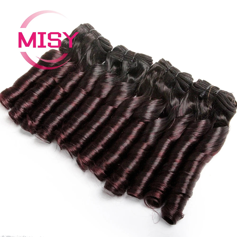Loose Wave Brazilian Hair 4 Bundles With Closure Ombre Colored Human Hair Bundles With Closure Remy Human Hair