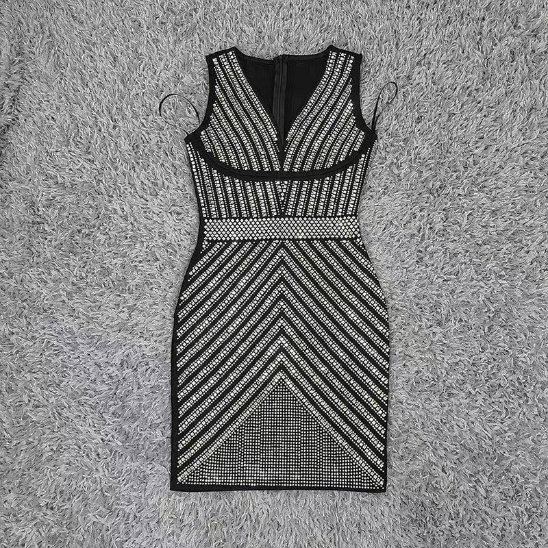 Beading Celebrity Mini Dress Woman Dress