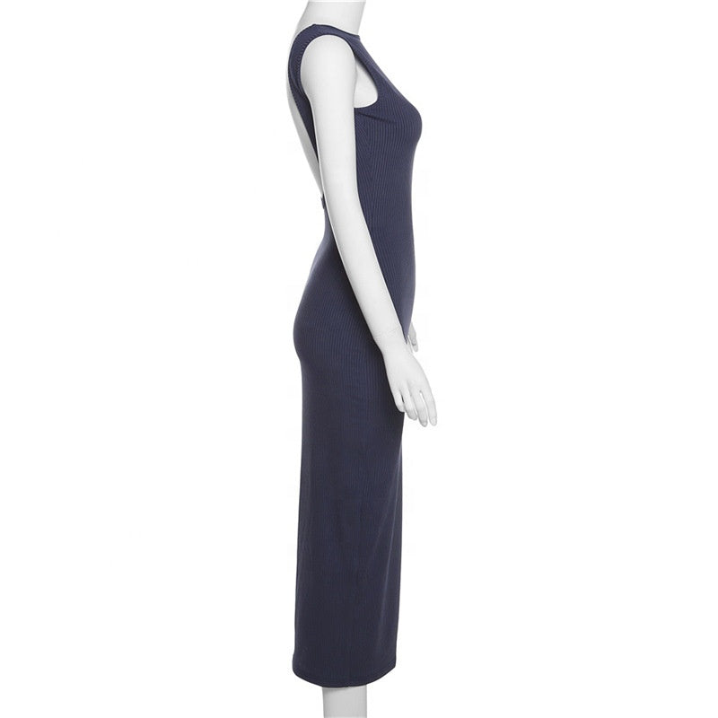 Elegant Sexy Backless Dresses With Buttocks
