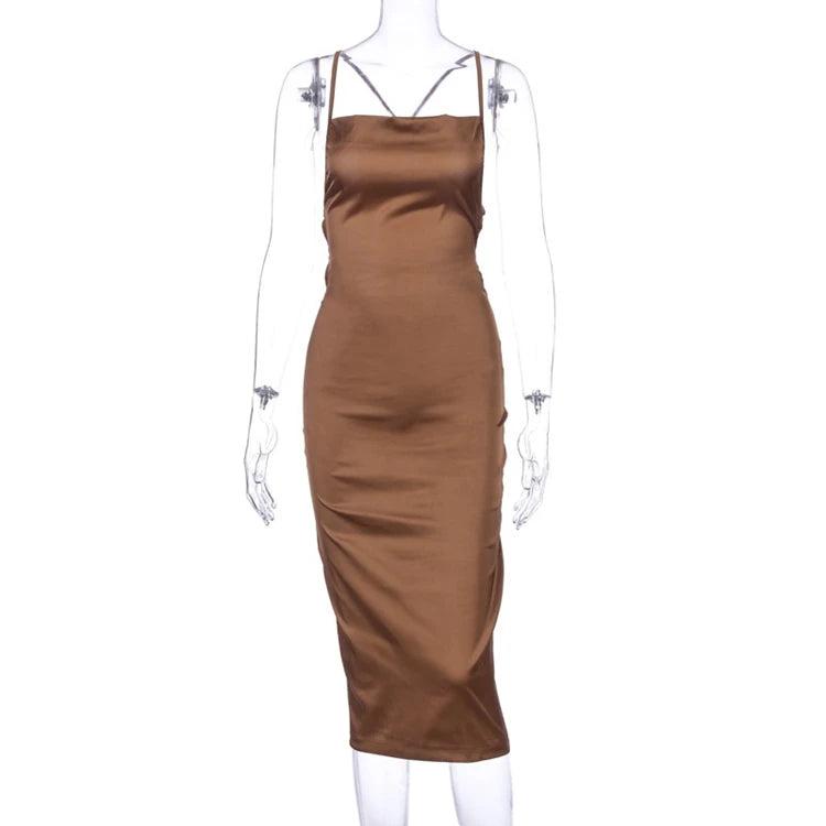 Sexy Ladies Fancy Strapless Bodycon Dress