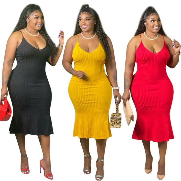 Plus Size Casual Sexy Summer Dress