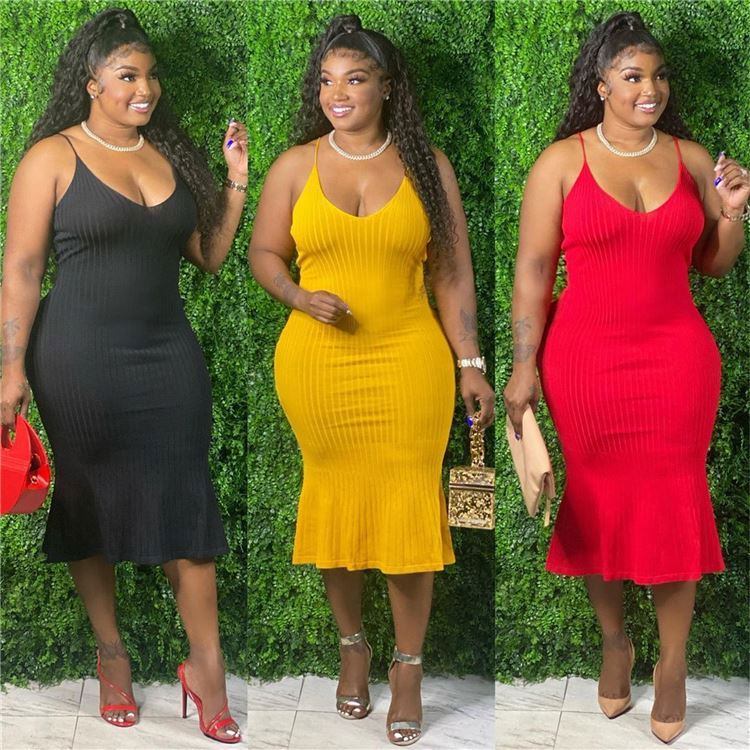 Plus Size Casual Sexy Summer Dress
