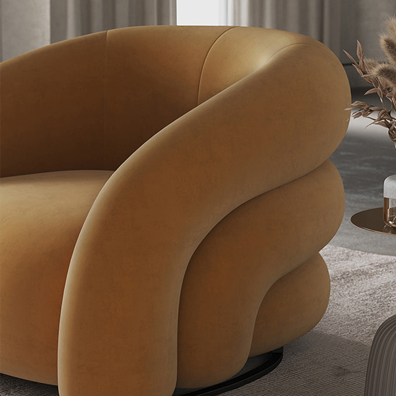 Modern Leisure Chair Balcony Lounge Chair Single Leisure Fabric Lazy Sofa