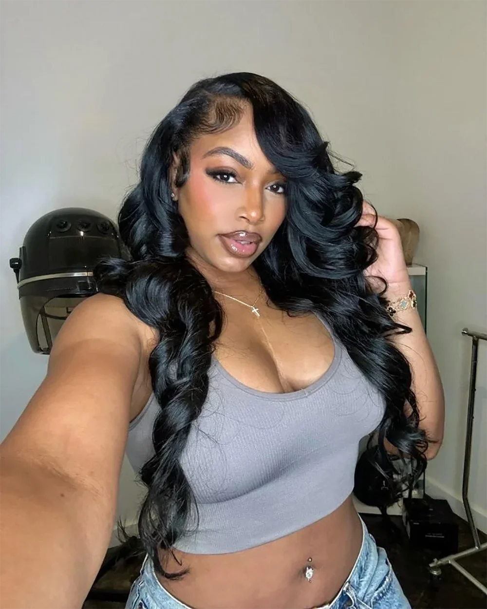 Lace Frontal Wig Water Wave Wigs 100% Human Hair Brazilian Hair