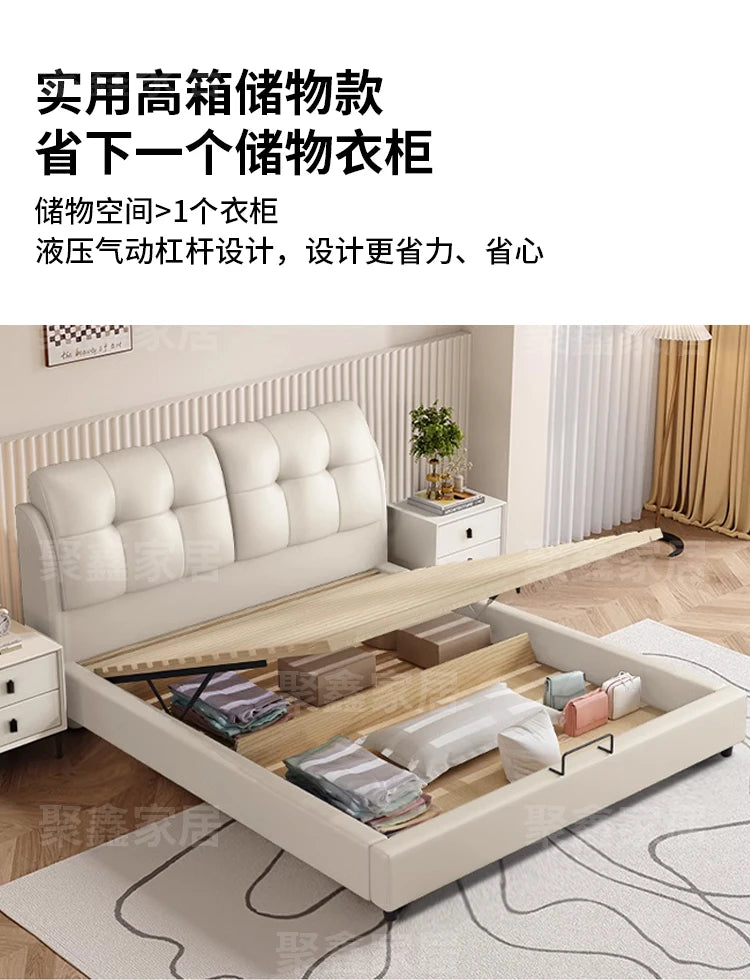 American Fashionable Bed Children Aesthetics Comfortable Design Bed Wedding Simple Luxury Modern Wood Muebles Home Furniture