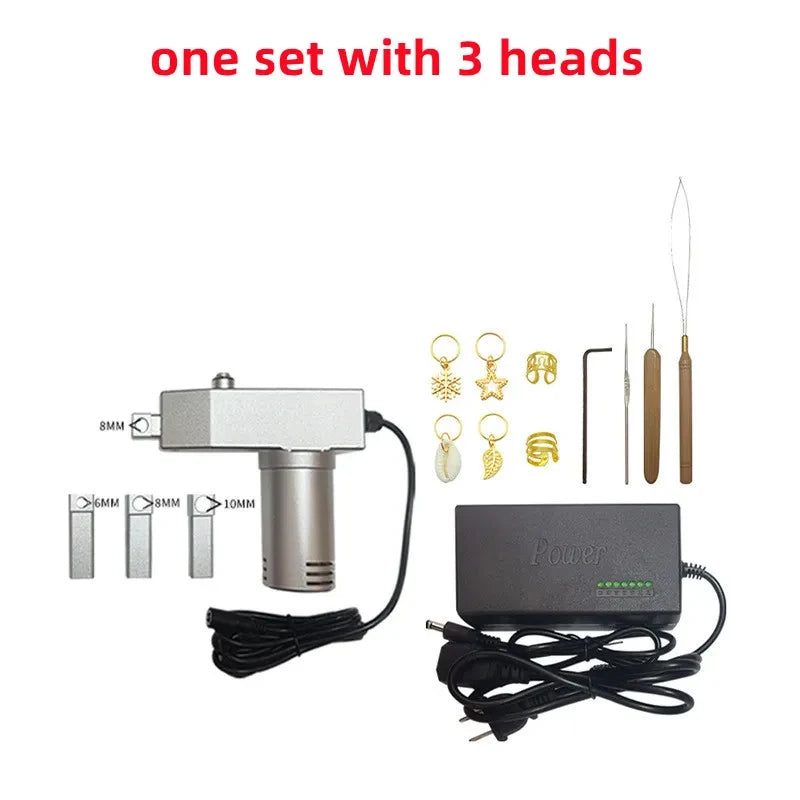 Dreadlock Maker Machine,Portable Handheld Electric Dreadlock Tools,for Dreadlock Suitable for Long Human Hair and Synthetic Hair