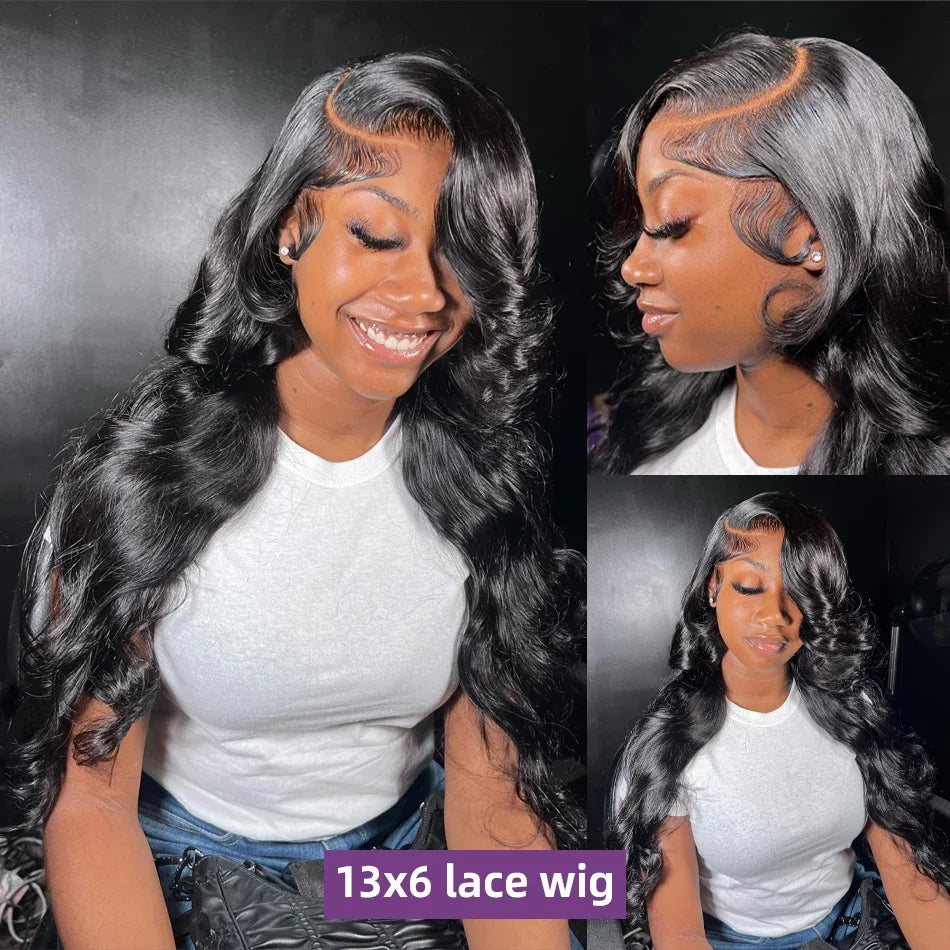Wigirl 40 Inch Body Wave Human Hair Wigs Brazilian Body Wave Lace Front Wig 13x6 Water Wave Glueless Wigs Human Hair For Women