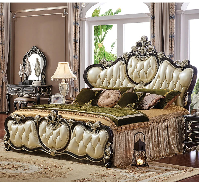 European Elastic Bed Frame Minimalist High End Home Two Persons Bed Frame Children Boys Camas De Dormitorio Bedroom Furniture