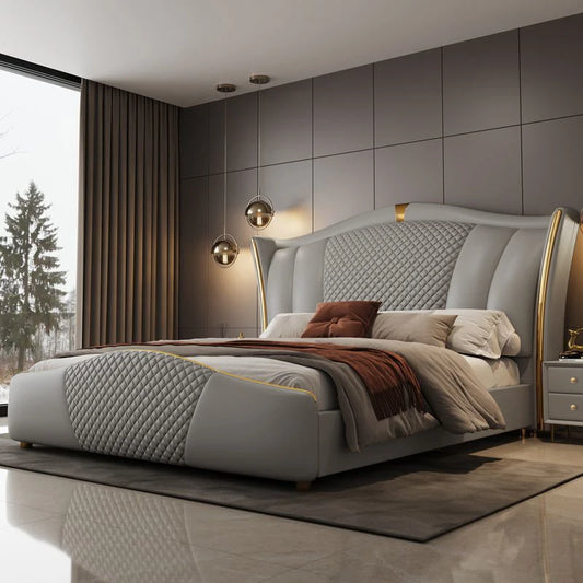 King Size Luxury Massage Bed Modern Design Safe Sleeping Sofa Bed Human Dog Double Letto Matrimoniale Lounge Suite Furniture