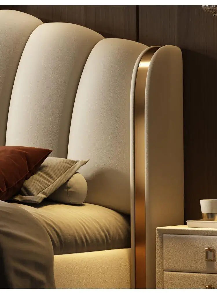 King Size Luxury Queen Double Bed Modern Bedroom European Design Girls Beliche Trendy Furniture