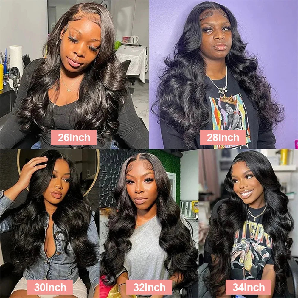 Lace Frontal Wig Water Wave Wigs 100% Human Hair Brazilian Hair