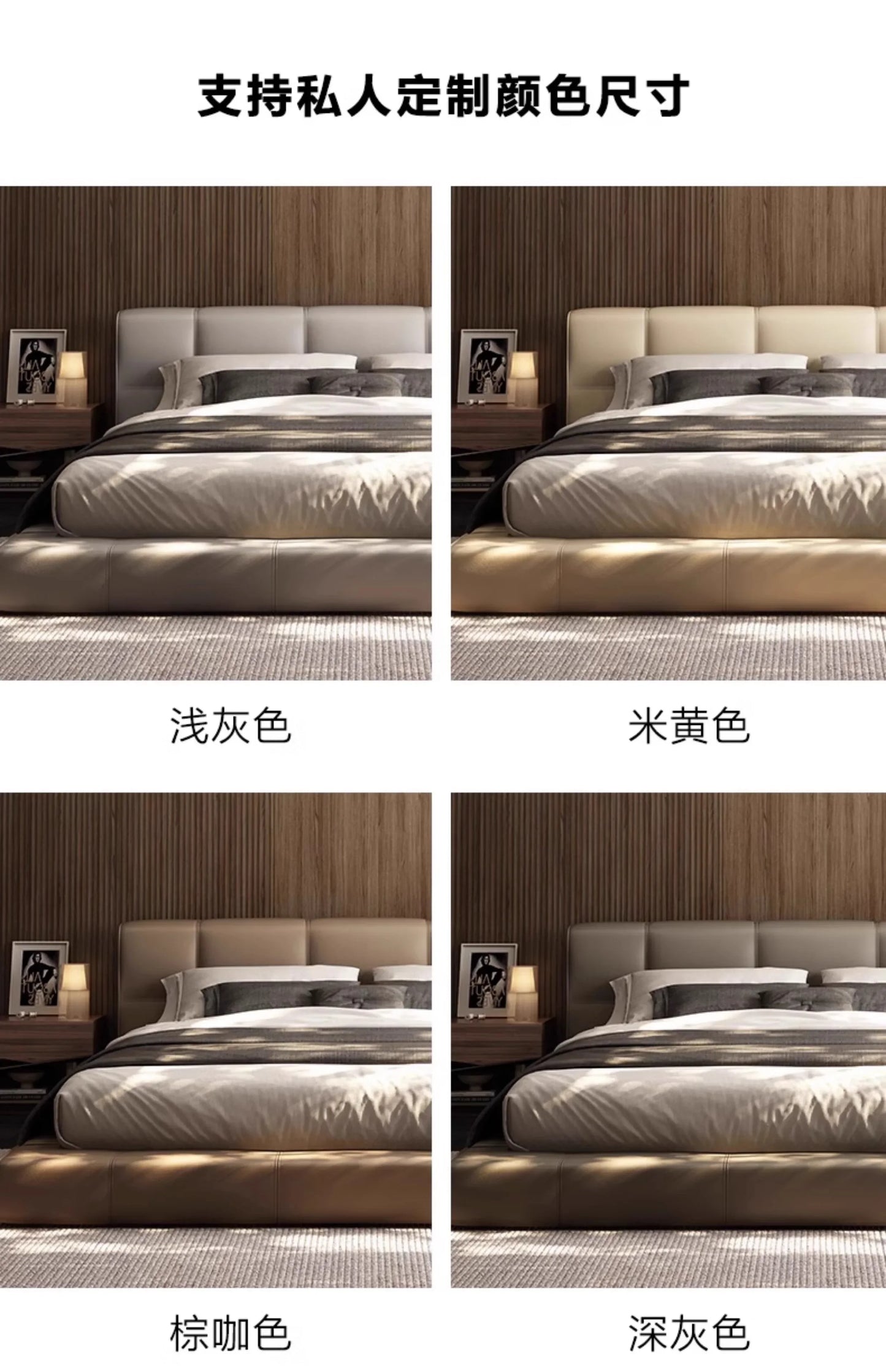 Simple Design Bed Tatami Safe Aesthetics Light Luxury Relax Bed Vintage Princess Crown Wedding Ltalian Wood Muebles Furniture