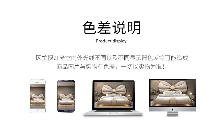 Luxury With Lights Floating Bed Modern Frame King Size Double Bed Headboards Twin Wood Lit 2 Personnes Furniture For Bedroom