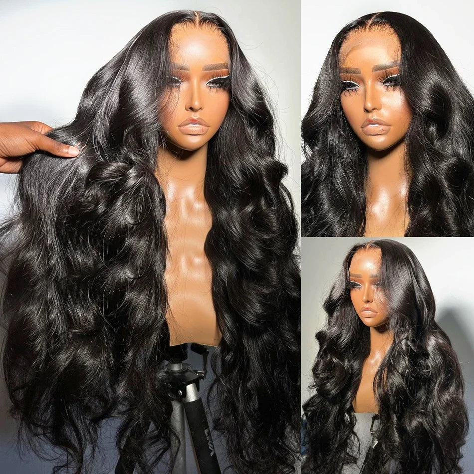 Wigirl 40 Inch Body Wave Human Hair Wigs Brazilian Body Wave Lace Front Wig 13x6 Water Wave Glueless Wigs Human Hair For Women