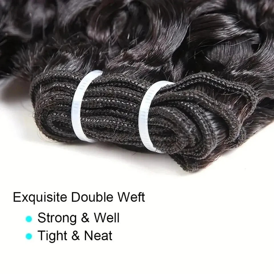 Afro Kinky Curly Human Hair Bundles Deal Natural Humain Hair Deep Wave Curly Hair Weave Extensions Remy Human Hair