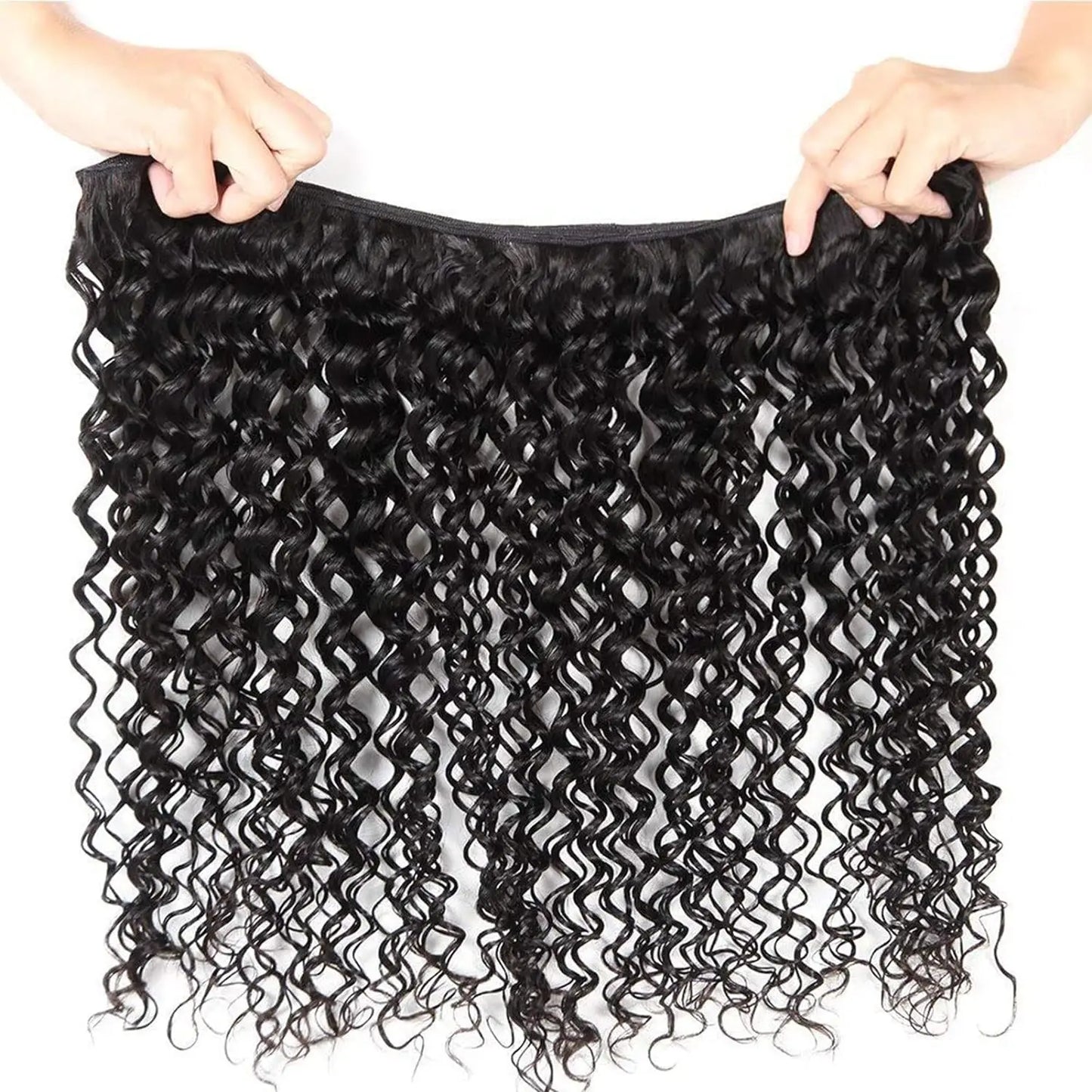 12A Water Wave Bundles With Frontal Wet and Wavy Virgin Curly Loose Deep Wave 100% Human Hair Bundles With Closure Peruvian Hair