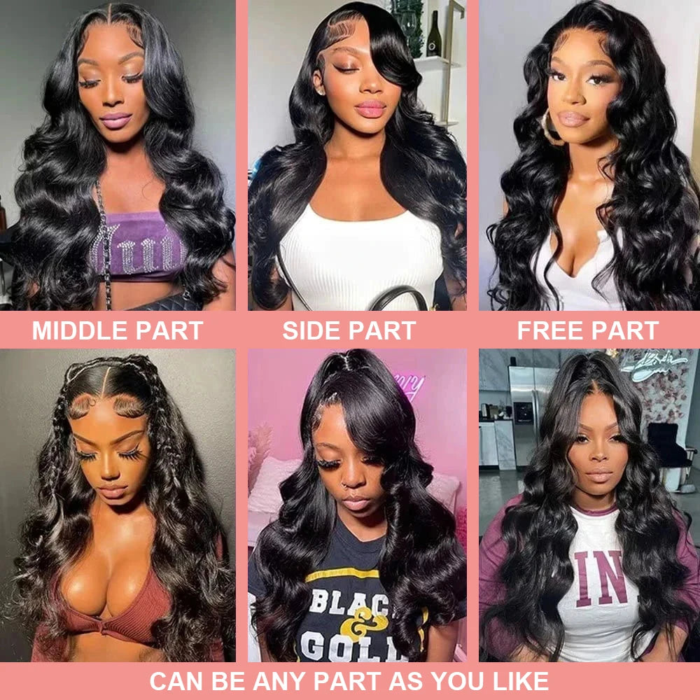 Lace Frontal Wig Water Wave Wigs 100% Human Hair Brazilian Hair