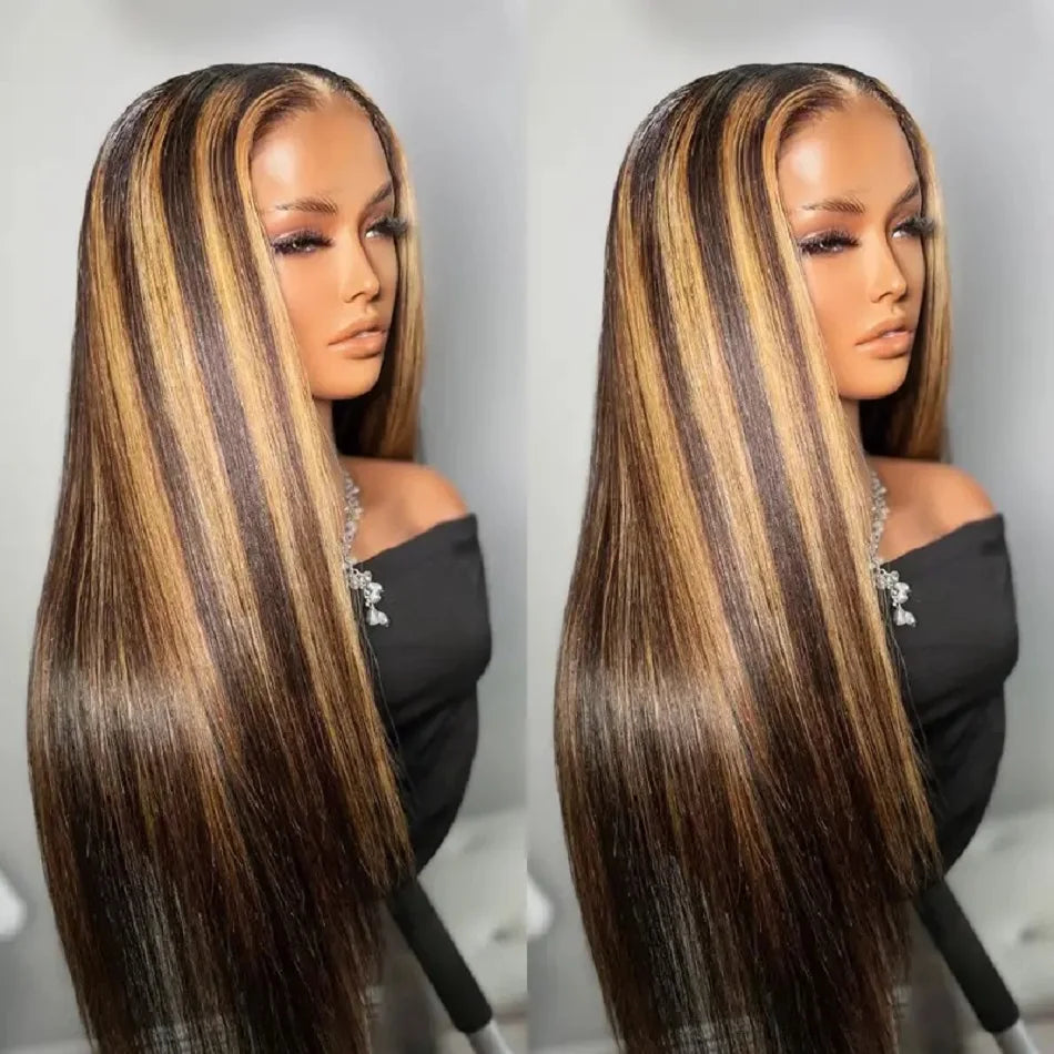 Lace Front Wigs Human Hair Preplucked 360 Full Lace Wig Honey Blonde