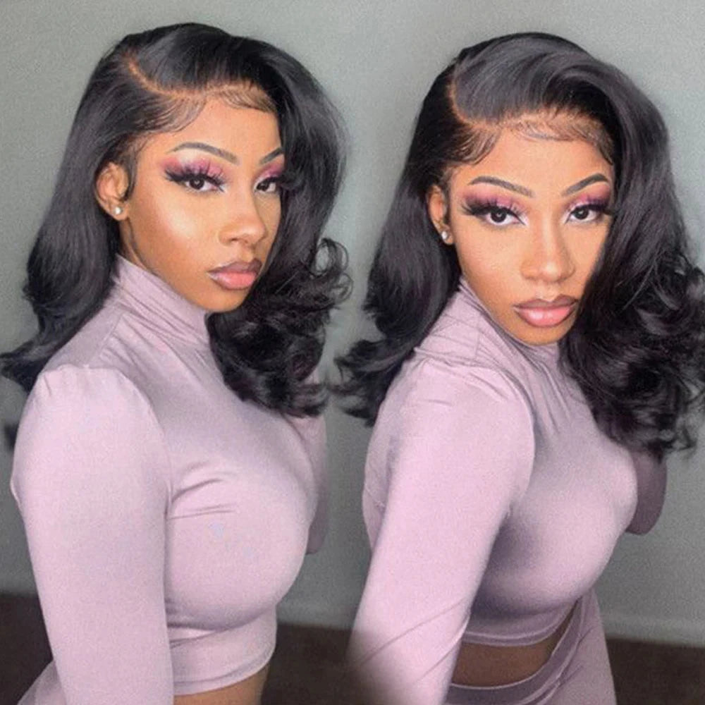 Lace Frontal Wig Water Wave Wigs 100% Human Hair Brazilian Hair