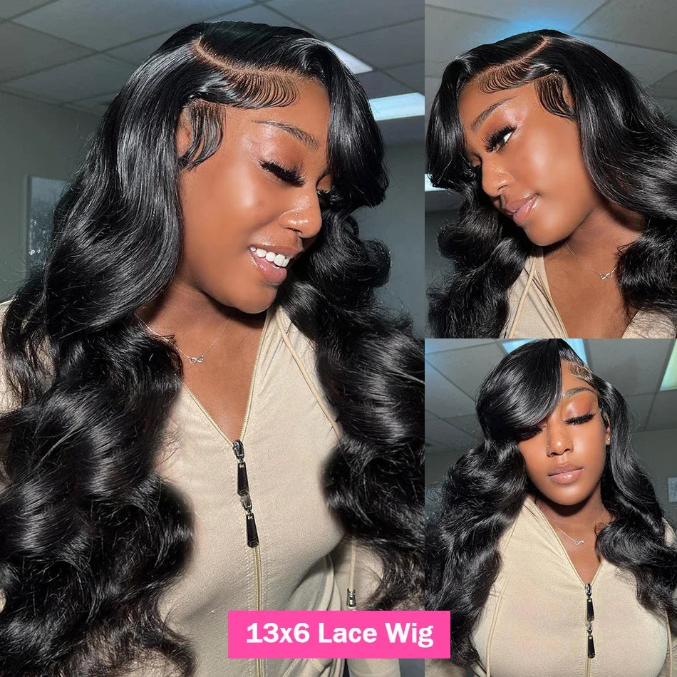 Body Wave Lace Front Wig 13x4 Lace Frontal Wig Quality Transparent Human Hair Wigs