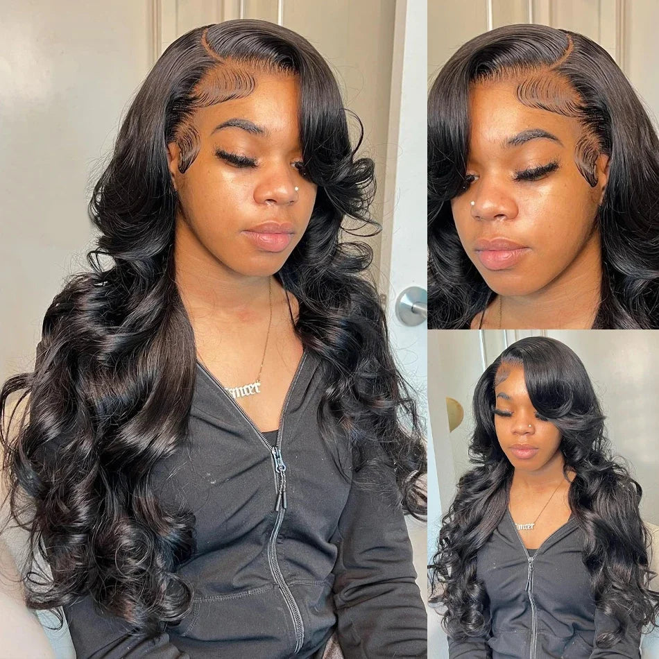 Wigirl 40 Inch Body Wave Human Hair Wigs Brazilian Body Wave Lace Front Wig 13x6 Water Wave Glueless Wigs Human Hair For Women