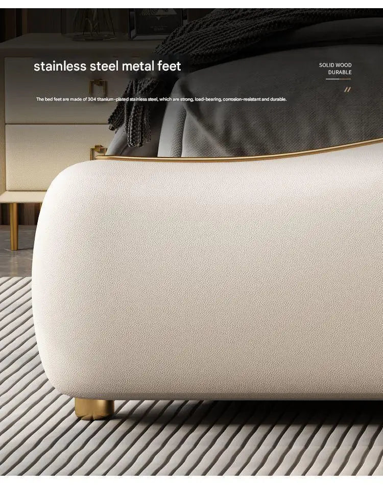 King Size Luxury Queen Double Bed Modern Bedroom European Design Girls Beliche Trendy Furniture