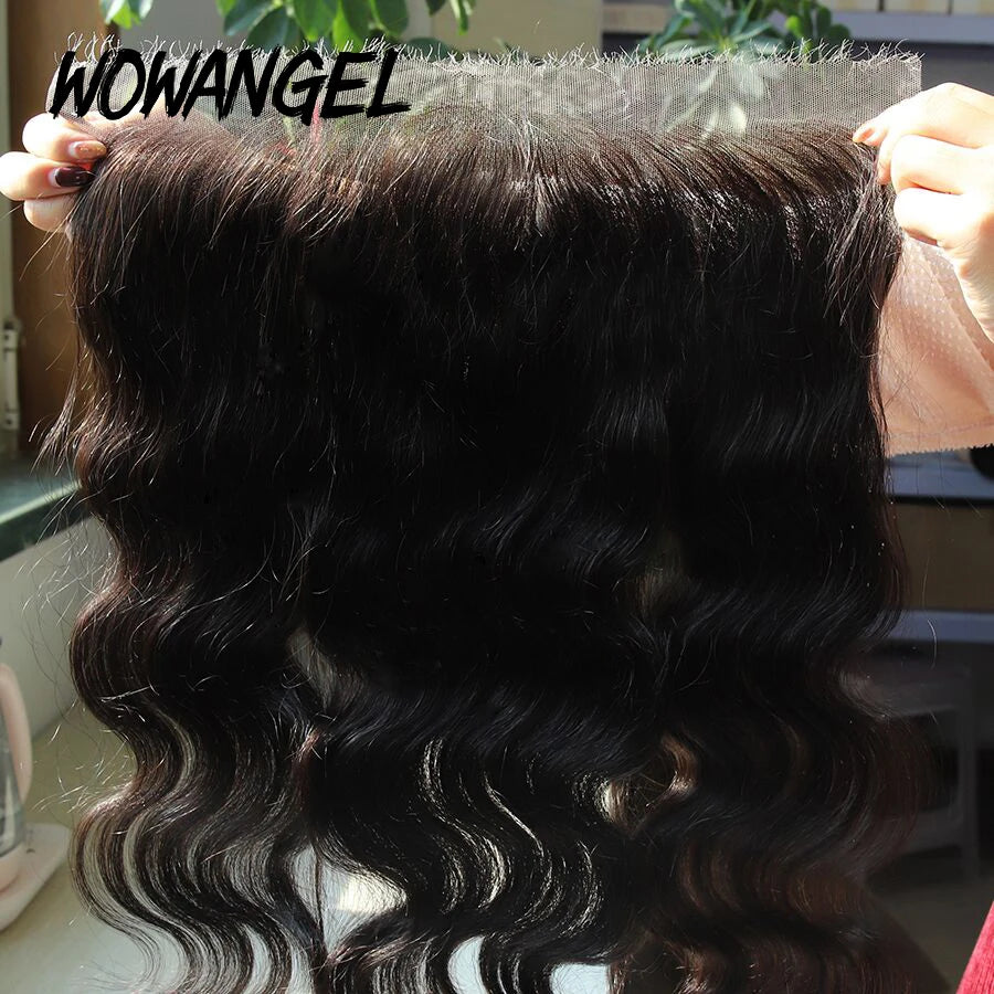 13x6 Full Frontal Only Body Wave Melt Skins invisible HD Lace Frontal Human Hair