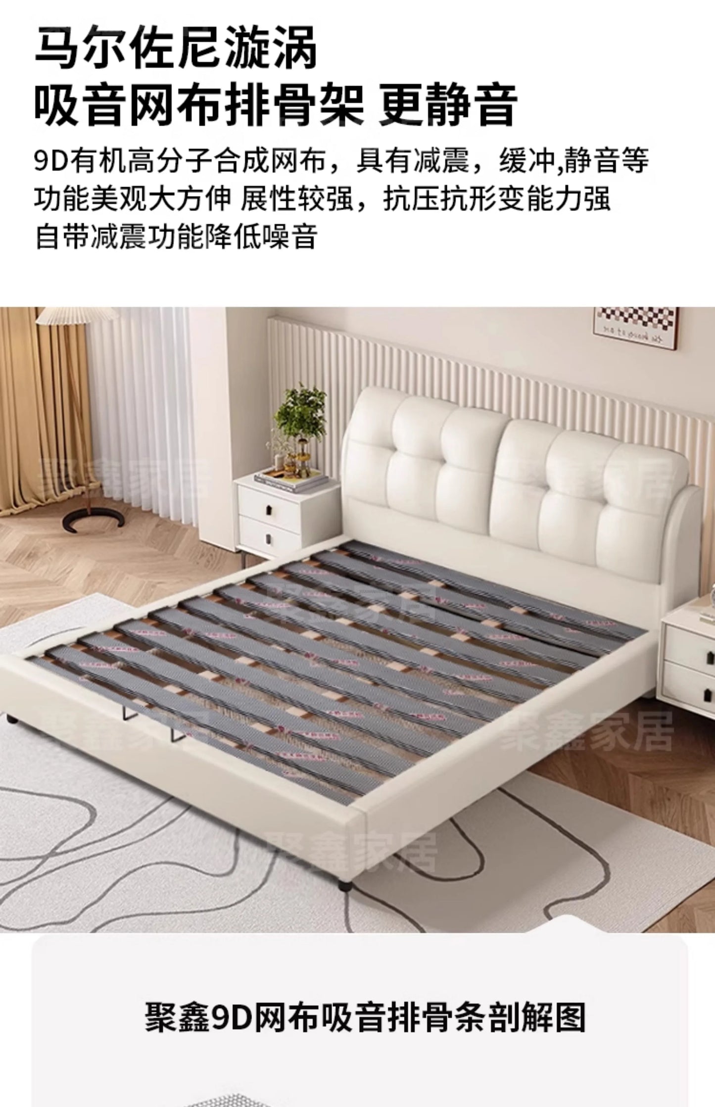 American Fashionable Bed Children Aesthetics Comfortable Design Bed Wedding Simple Luxury Modern Wood Muebles Home Furniture