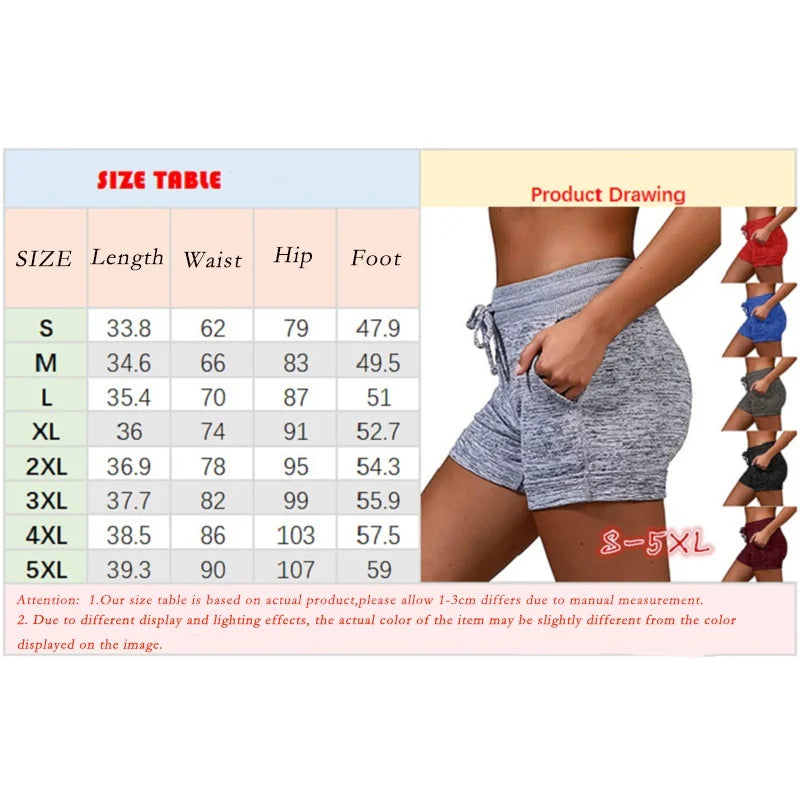 Shorts Stretch Low Waist Women's Sexy Beach Fitness Shorts