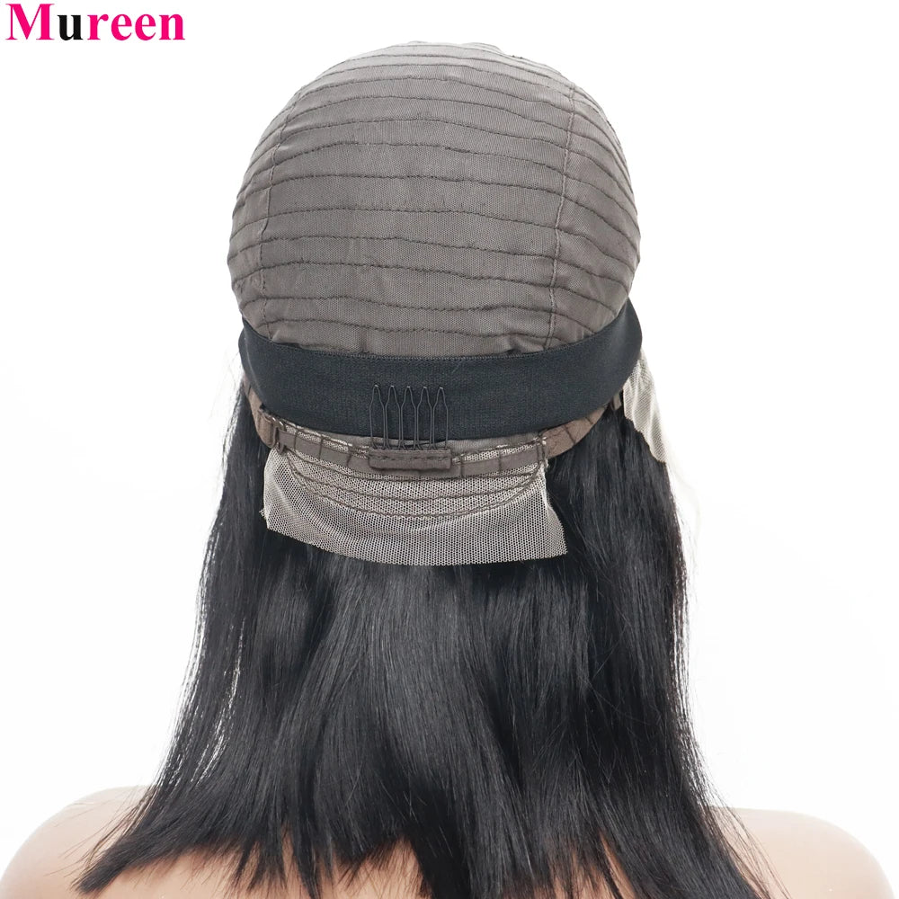 250% Density Bob Wig Human Hair 13x4 HD Lace Front Wigs Human Hair Glueless Straight Lace Frontal Human Hair Wigs for Women