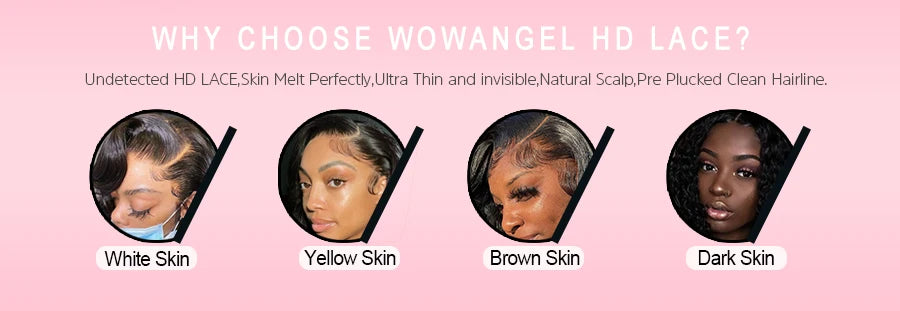 13x6 Full Frontal Only Body Wave Melt Skins invisible HD Lace Frontal Human Hair