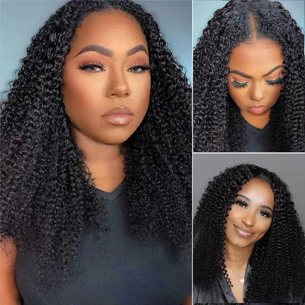 Kinky Curly Bundles 100% Human Hair Brazilian Remy Raw Human Hair Bundles Extensions