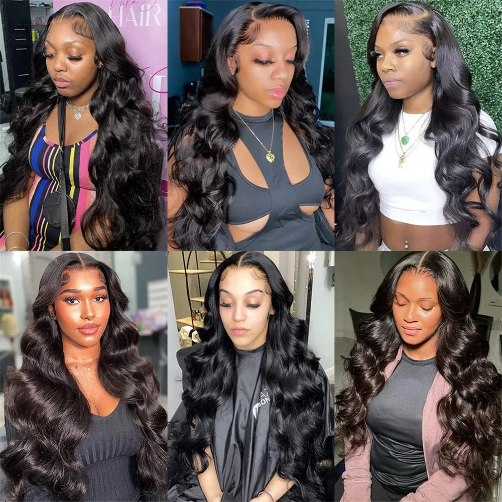 Body Wave Lace Front Wig 13x4 Lace Frontal Wig Quality Transparent Human Hair Wigs