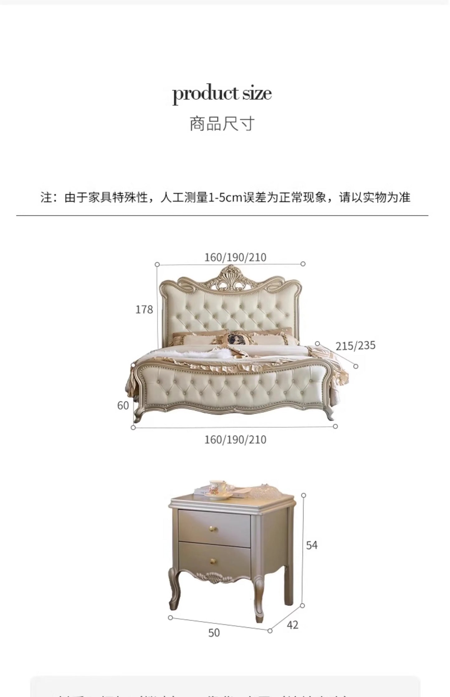 European Beauty Multifunctional Storage Bed Luxury King Size Sun Letti Matrimonial Bedroom Furniture