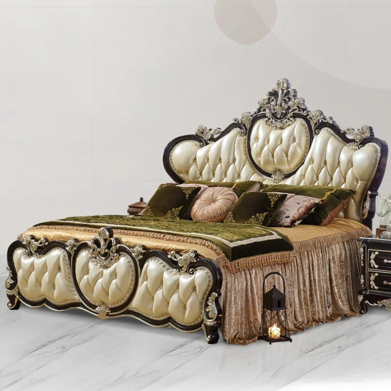European Elastic Bed Frame Minimalist High End Home Two Persons Bed Frame Children Boys Camas De Dormitorio Bedroom Furniture