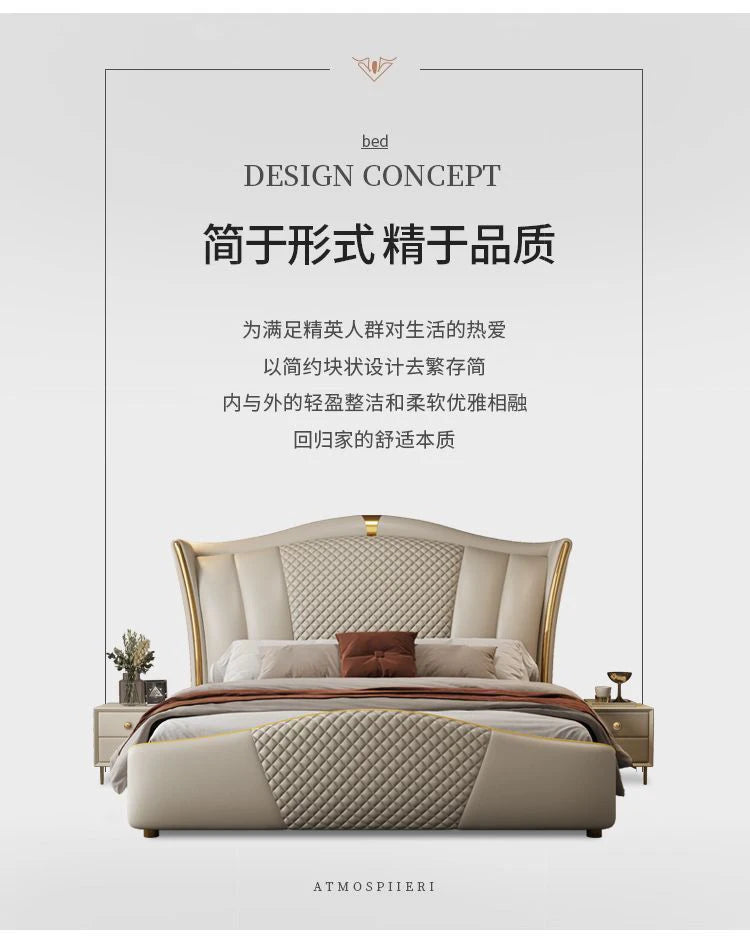 King Size Luxury Massage Bed Modern Design Safe Sleeping Sofa Bed Human Dog Double Letto Matrimoniale Lounge Suite Furniture