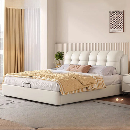 American Fashionable Bed Children Aesthetics Comfortable Design Bed Wedding Simple Luxury Modern Wood Muebles Home Furniture