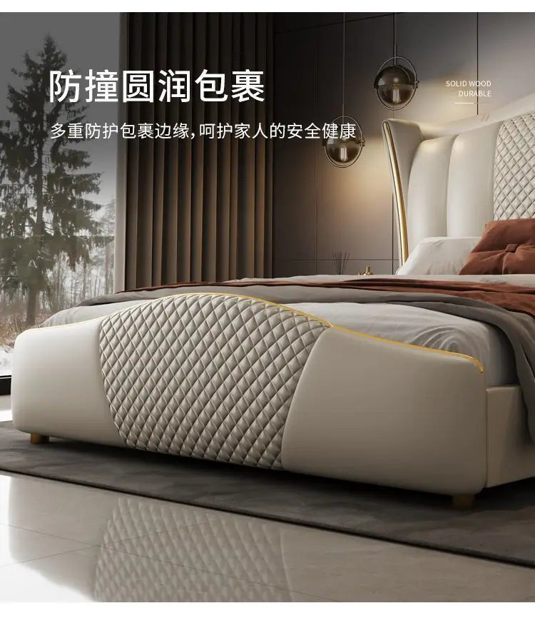 King Size Luxury Massage Bed Modern Design Safe Sleeping Sofa Bed Human Dog Double Letto Matrimoniale Lounge Suite Furniture
