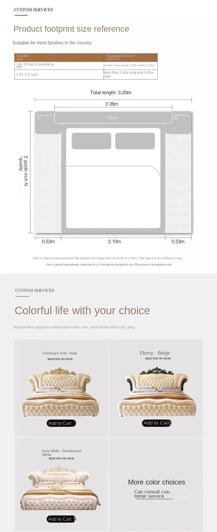 Creative King Size Frame Double Bed Luxury Unique Twin Room European Bed Modern Pedicure Muebles Para El Hogar Home Furniture