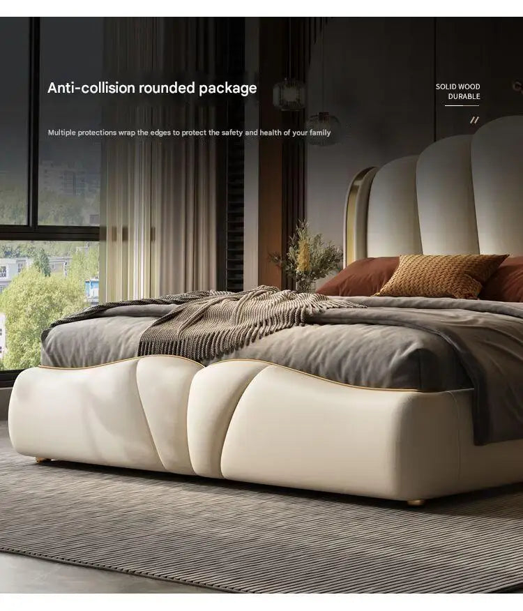 King Size Luxury Queen Double Bed Modern Bedroom European Design Girls Beliche Trendy Furniture
