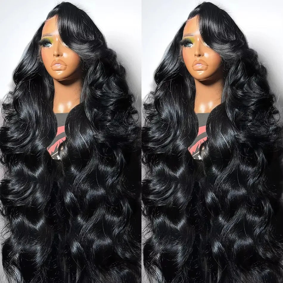 Wigirl 40 Inch Body Wave Human Hair Wigs Brazilian Body Wave Lace Front Wig 13x6 Water Wave Glueless Wigs Human Hair For Women