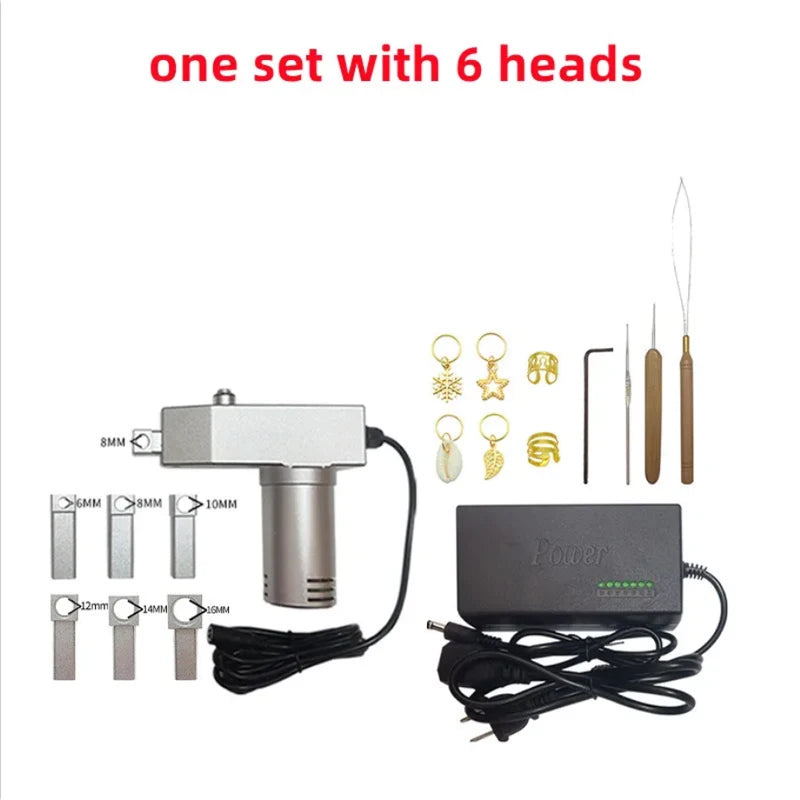 Dreadlock Maker Machine,Portable Handheld Electric Dreadlock Tools,for Dreadlock Suitable for Long Human Hair and Synthetic Hair
