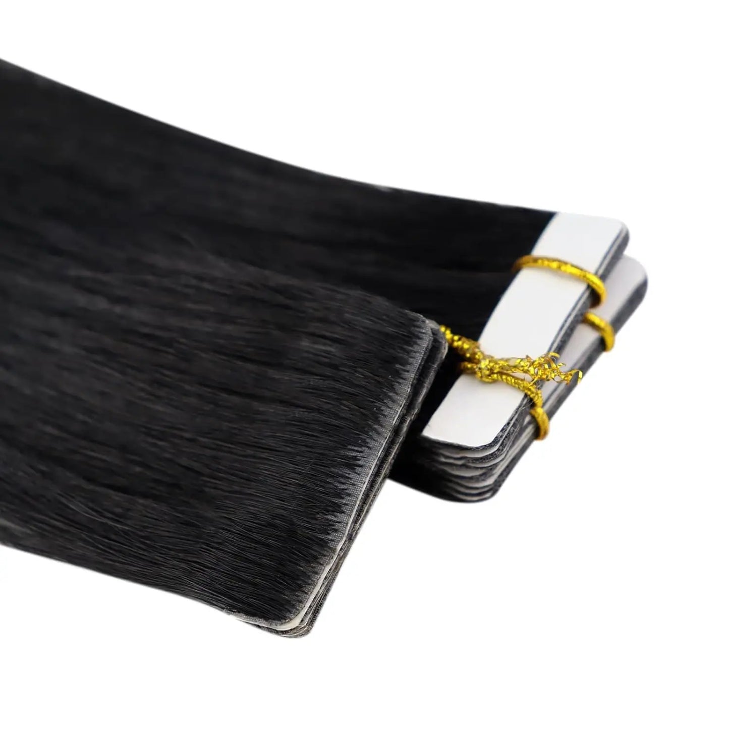 Full Shine Virgin Hand Tied Tape In Adhesives Human Hair Extensions PU Skin Weft Blonde Color Invisible Seamless Injection