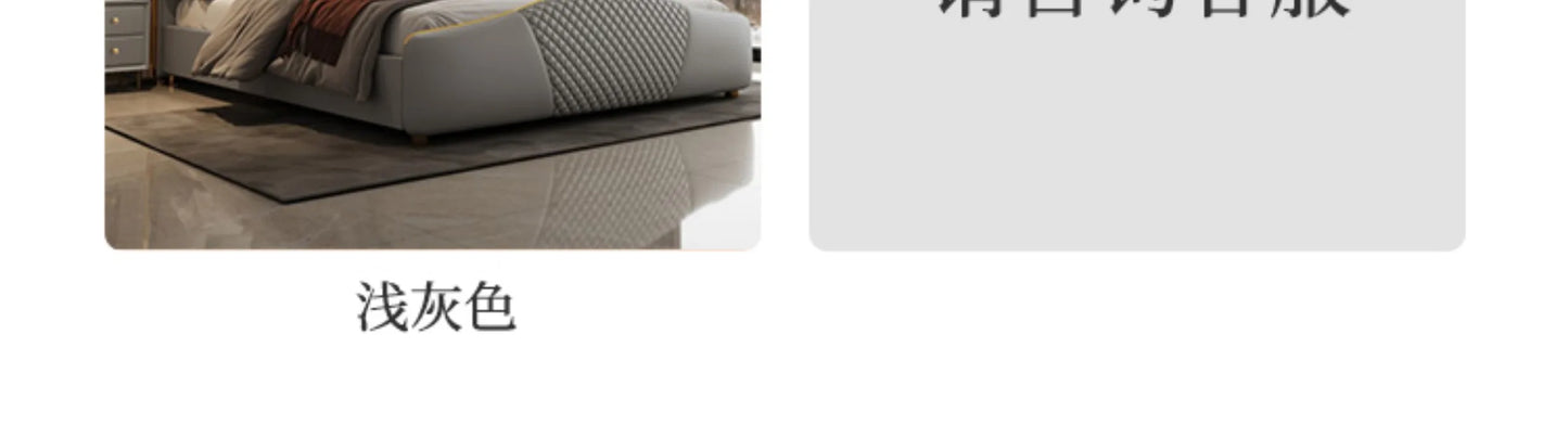 King Size Luxury Massage Bed Modern Design Safe Sleeping Sofa Bed Human Dog Double Letto Matrimoniale Lounge Suite Furniture