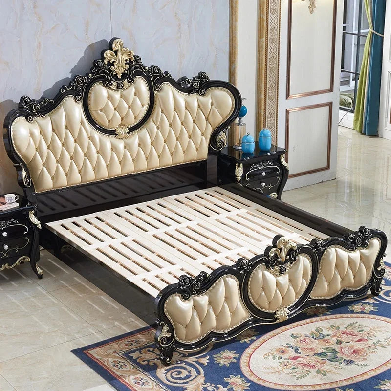 European Elastic Bed Frame Minimalist High End Home Two Persons Bed Frame Children Boys Camas De Dormitorio Bedroom Furniture